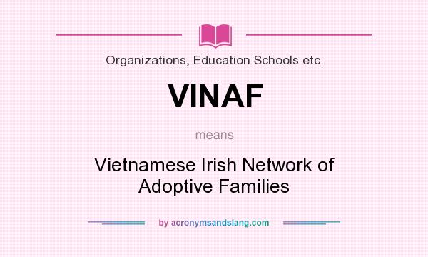 What does VINAF mean? It stands for Vietnamese Irish Network of Adoptive Families