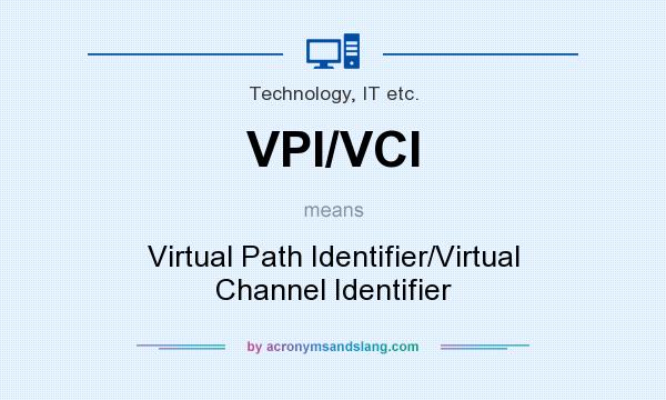 What does VPI/VCI mean? It stands for Virtual Path Identifier/Virtual Channel Identifier