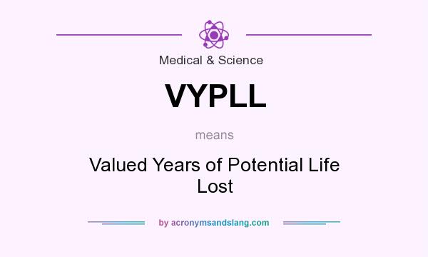 What does VYPLL mean? It stands for Valued Years of Potential Life Lost