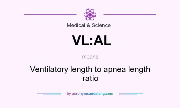 What does VL:AL mean? It stands for Ventilatory length to apnea length ratio