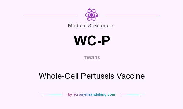 What does WC-P mean? It stands for Whole-Cell Pertussis Vaccine