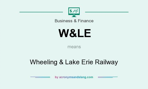What does W&LE mean? It stands for Wheeling & Lake Erie Railway