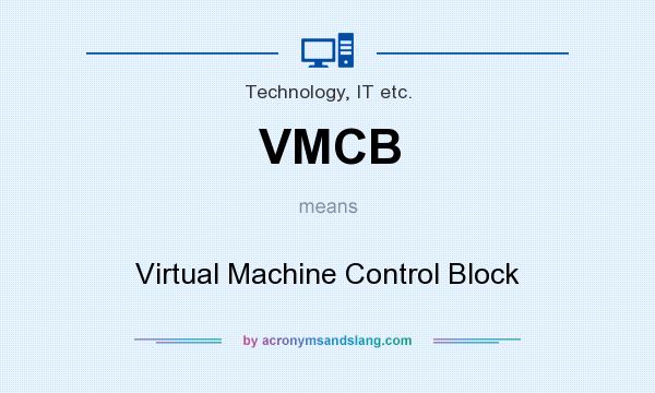 What does VMCB mean? It stands for Virtual Machine Control Block