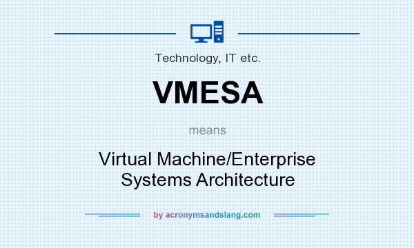 What does VMESA mean? It stands for Virtual Machine/Enterprise Systems Architecture