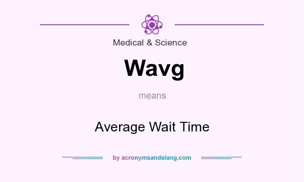 What does Wavg mean? It stands for Average Wait Time