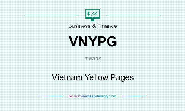 What does VNYPG mean? It stands for Vietnam Yellow Pages