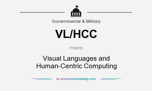 What does VL/HCC mean? It stands for Visual Languages and Human-Centric Computing