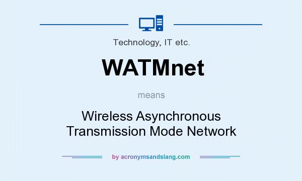 What does WATMnet mean? It stands for Wireless Asynchronous Transmission Mode Network