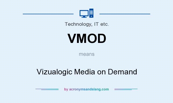 What does VMOD mean? It stands for Vizualogic Media on Demand