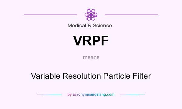 What does VRPF mean? It stands for Variable Resolution Particle Filter