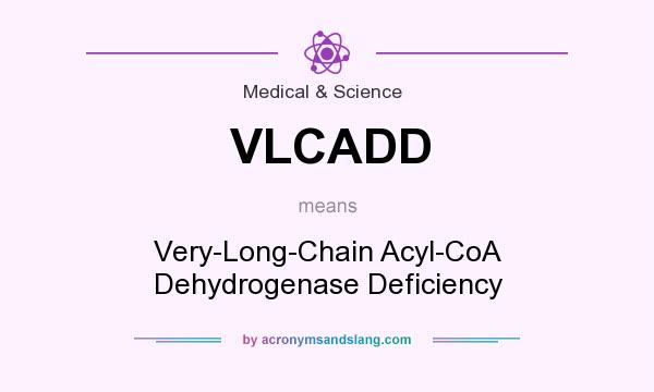 What does VLCADD mean? It stands for Very-Long-Chain Acyl-CoA Dehydrogenase Deficiency