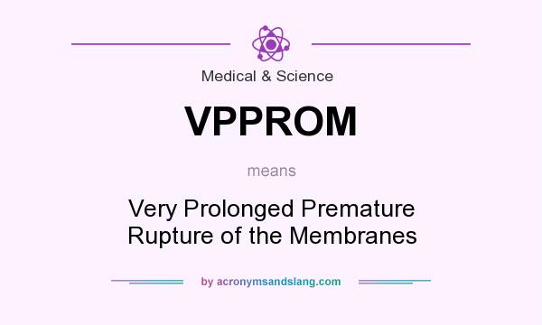 What does VPPROM mean? It stands for Very Prolonged Premature Rupture of the Membranes