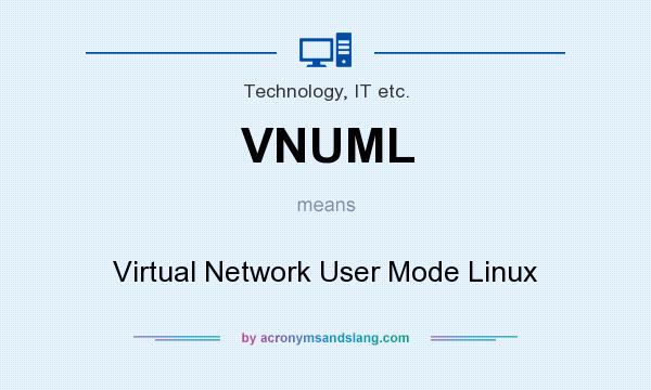 What does VNUML mean? It stands for Virtual Network User Mode Linux