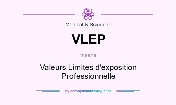 What does VLEP mean? It stands for Valeurs Limites d`exposition Professionnelle