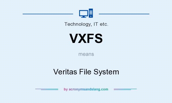 What does VXFS mean? It stands for Veritas File System