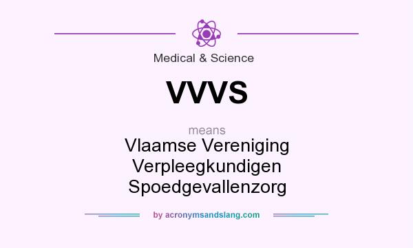 What does VVVS mean? It stands for Vlaamse Vereniging Verpleegkundigen Spoedgevallenzorg