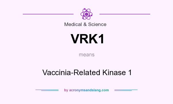 What does VRK1 mean? It stands for Vaccinia-Related Kinase 1