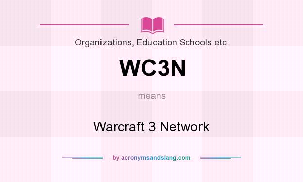 What does WC3N mean? It stands for Warcraft 3 Network