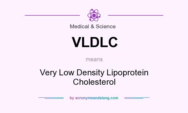 What does VLDLC mean? It stands for Very Low Density Lipoprotein Cholesterol