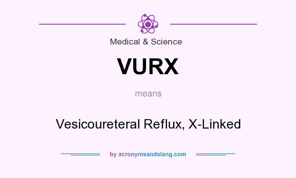 What does VURX mean? It stands for Vesicoureteral Reflux, X-Linked