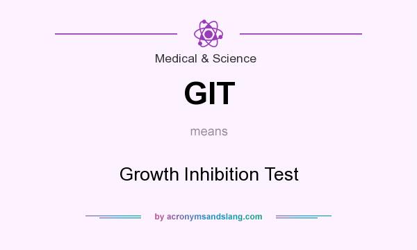 What does GIT mean? It stands for Growth Inhibition Test