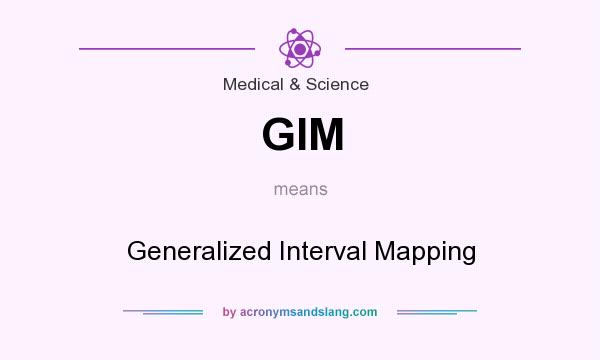 What does GIM mean? It stands for Generalized Interval Mapping