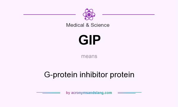What does GIP mean? It stands for G-protein inhibitor protein