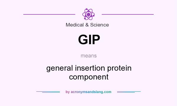 What does GIP mean? It stands for general insertion protein component