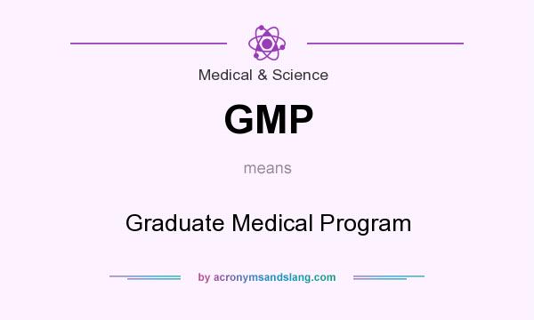 What does GMP mean? It stands for Graduate Medical Program