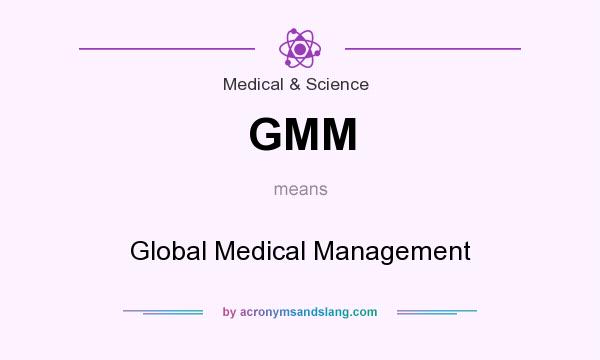 What does GMM mean? It stands for Global Medical Management