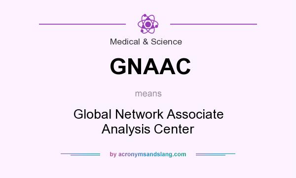 What does GNAAC mean? It stands for Global Network Associate Analysis Center