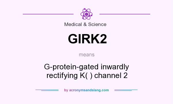 What does GIRK2 mean? It stands for G-protein-gated inwardly rectifying K( ) channel 2