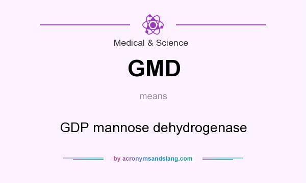 What does GMD mean? It stands for GDP mannose dehydrogenase