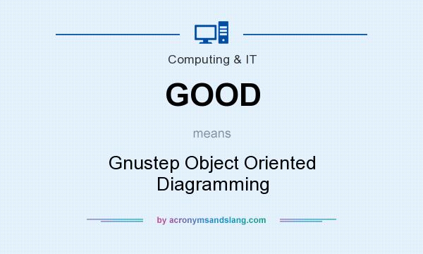 What does GOOD mean? It stands for Gnustep Object Oriented Diagramming
