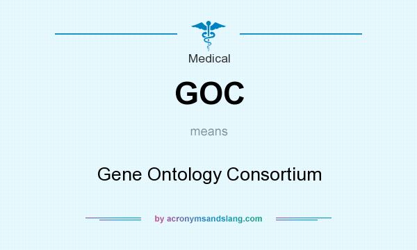 What does GOC mean? It stands for Gene Ontology Consortium