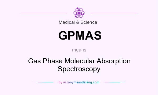 What does GPMAS mean? It stands for Gas Phase Molecular Absorption Spectroscopy