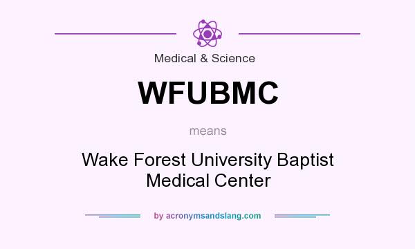 What does WFUBMC mean? It stands for Wake Forest University Baptist Medical Center