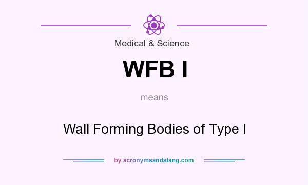 What does WFB I mean? It stands for Wall Forming Bodies of Type I
