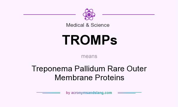 What does TROMPs mean? It stands for Treponema Pallidum Rare Outer Membrane Proteins