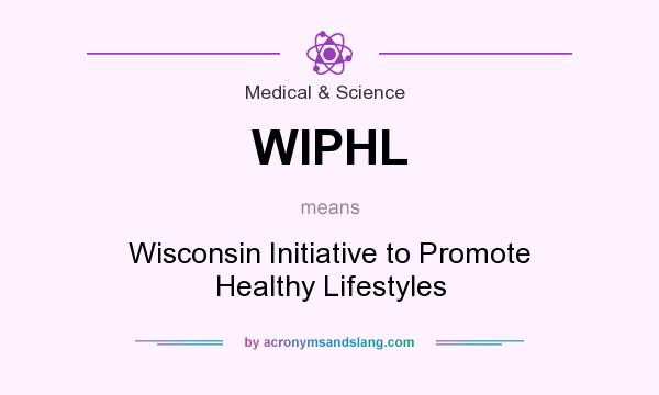 What does WIPHL mean? It stands for Wisconsin Initiative to Promote Healthy Lifestyles