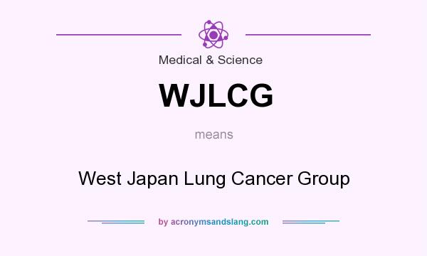 What does WJLCG mean? It stands for West Japan Lung Cancer Group