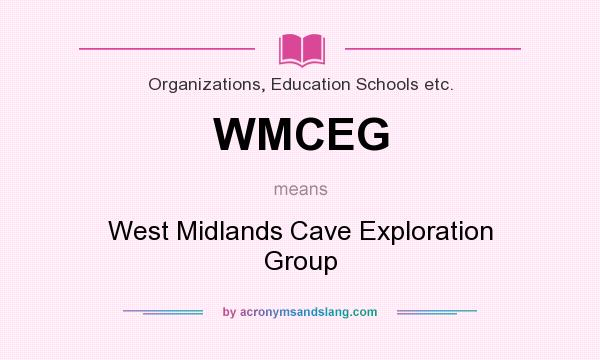 What does WMCEG mean? It stands for West Midlands Cave Exploration Group