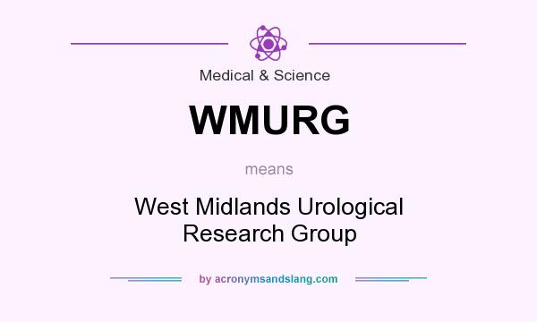 What does WMURG mean? It stands for West Midlands Urological Research Group
