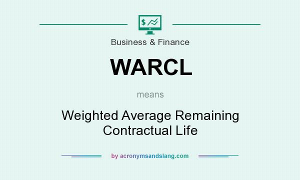 what-does-warcl-mean-definition-of-warcl-warcl-stands-for-weighted