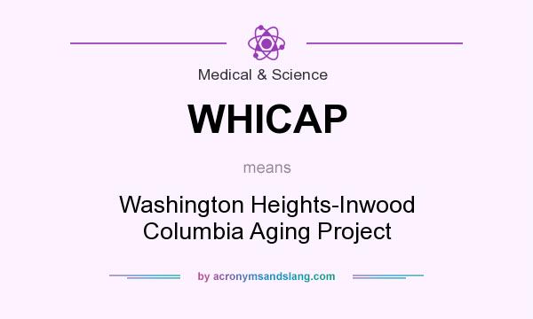 What does WHICAP mean? It stands for Washington Heights-Inwood Columbia Aging Project