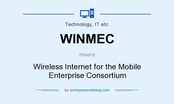 What does WINMEC mean? It stands for Wireless Internet for the Mobile Enterprise Consortium