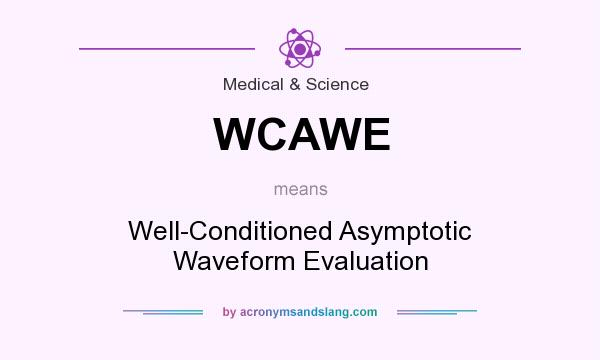 What does WCAWE mean? It stands for Well-Conditioned Asymptotic Waveform Evaluation