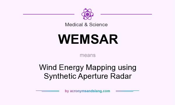 What does WEMSAR mean? It stands for Wind Energy Mapping using Synthetic Aperture Radar