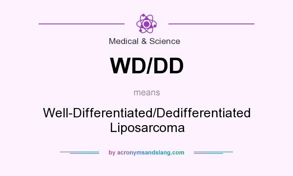 What does WD/DD mean? It stands for Well-Differentiated/Dedifferentiated Liposarcoma