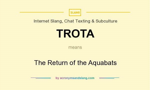 What does TROTA mean? It stands for The Return of the Aquabats